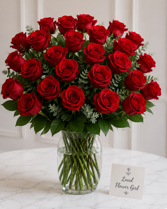 Premium Long Stem Red Roses